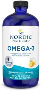 Nordic Naturals Omega-3 Liquid - Aids in Cognition, Heart Health, and Immune Support, Lemon Flavor, 16 Ounces