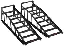 Fiernero Heavy Duty Portable Car Loading Ramp Set 2000kg Steel Pair