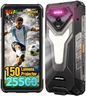 Ulefone Armor 34 Pro Plus 5G Rugged Smartphone with 150 Lumens Projector, 32GB+512GB ROM/2TB, 25500mAh 66W, Android 15, 6.95" 120Hz, 64MP+50MP+50MP 32MP, 1100LM LED Light/Waterproof/NFC/Widevine L1