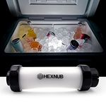 HEXNUB Cooler Box Light, Waterproof, Rechargeable LED Light Compatible with YETI, RTIC, ORCA, Igloo, Coleman Ice Chest, Magnetic Base, Great for Outdoor Events, Camping, Fishing, Hunting, Boating