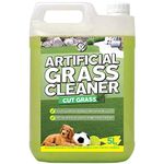 GardenersDream Artificial Grass Cleaner 1 x 5L, Various Fragrances - Garden Astro Turf Cat Dog Pet Safe Deodoriser 5 Litre Concentrated Bottle Outdoor Fake Lawn Disinfectant Solution (Cut Grass)