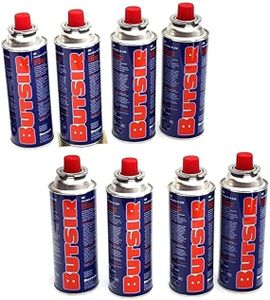 VALDI LED Bombona Gas de 227Gr Pack X 8 Cartuchos butsir b-250, azul