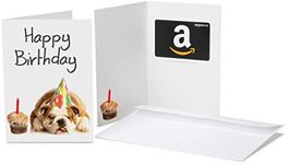 Amazon.co.uk Gift Card for Any Amount in a Birthday Bulldog Greeting Card