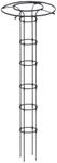 Fenteer Garden Obelisk Trellis Vertical Umbrella Trellis Tower Frame Sturdy Decorative Gardening Climbing Frame for Vines Roses, 210cm Height