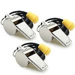 Hipat Whistle, 3 Pack Stainless Ste