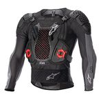 Alpinestars 6506723-1036-XXL: Bionic Plus V2 Protection Jacket Black/Anthracite/Red 2X