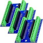 AZDelivery Nano V3.0 Terminal Adapter Board Expansion with Screw Terminals, Module Board compatible with Arduino including E-Book! (Pack of 3)