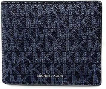 Michael Kors Men's Cooper Billfold with Pocket Wallet, ADMRL/PLBLUE, Billfold Pocket