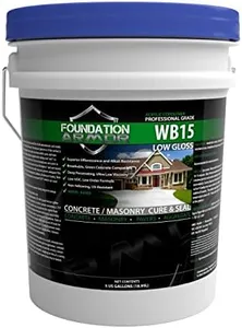 Foundation Armor Armor WB15 Water Based Low Gloss Acrylic Concrete Sealer and Concrete Cure and Seal - 5 Gallon