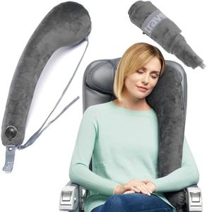 TRAVELREST Travel, Neck & Body Pillow - Attaches Seat - Best for Airplane, Auto, Bus, Train & Office Napping (Cover Included)