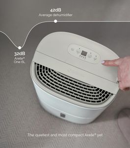 MeacoDry Arete One 6L Dehumidifier – Compact Home Moisture Removal