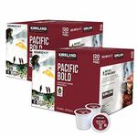 Kirkland Pacific Dark Extra Roast Bold K-Cups 120 K-Cups (240 K-Cups)