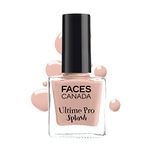 FACES CANADA Ultime Pro Splash Nail Enamel - Biscotti 124 (8ml) | Quick Drying | Glossy Finish | Long Lasting | No Chip Formula | High Shine Nail Polish For Women | No Harmful Chemicals