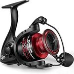 Piscifun Flame Spinning Reel Spinning Fishing Reel, Light Weight Fishing Reel,9+1BB Smooth Powerful Reel 3000 Series