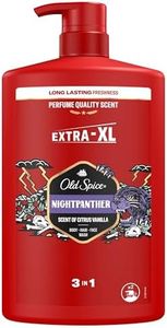 Old Spice Night Panther Men’s Shower Gel & Shampoo 1000ml Multi-Use 3-in-1 Hair-Face-Body Wash. Long Lasting Fresh, Perfume Quality Scent