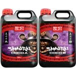 Shogun Samurai Coco A&B Grow Bloom Root Nutrient Fertiliser Hydroponics (5L A&B)