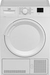 BEKO DTLCE80041W 8KG CONDENSER TUMBLE DRYER - WHITE