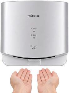 AIMEIKE Automatic Commercial Hand Dryer 110-130V 1300W for Bathroom, Silver
