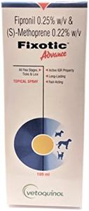 Vetoquinol Fixotic Anti-Tick & Flea Spray 100 ml