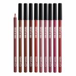 MARS Matte Lip Liner Set of 10 | One Swipe Smooth Application | Long Lasting & Travel Friendly Lip Pencil | Multicolor | Set-B (1.4g x 10)