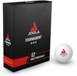 Joola Unisex - Adult Tournament 40+ Table Tennis Balls, White, One Size