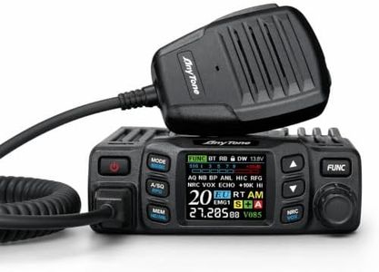 AnyTone AT-5000 CB Radio with SSB, 40 Channels Mobile Transceiver, USB/LSB, NOAA Weather, NRC Noise Reduction, SWR Meter, VOX, 12V/24V for Semi Trucks
