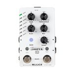 MOOER Loop X2 Stereo Electric Guitar Loop Pedal, Bass Guitar Looper Pedal, Acoustic Guitar Looper Pedal with 11 Banks, 300 Minutes, 77 save slots, Fade Out Function for practice and live show