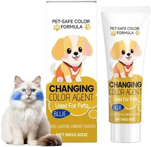 Gwtdtoad Dog Dye, Long-Lasting Animal Accessories, Solution for Even Dog Colour, for Cats, Puppies, Small, Medium and Large Dogs for Home, Travel, Stage, Cosplay, Care and