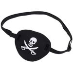 Pirate Eye Patch - Comfortable and Soft EVA Material, Adjustable Strap, Multi-Function – Ideal for kids Adult Party Halloween, Role pay