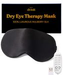 Heated Eye Mask for Dry Eyes - Stye Treatment Dry Eye Mask Warm Compress for Eyes, Relieves Belpharitis, Eye Masks For Pink Eye, Eye Compress for Dry Eyes, Dry Eye Moist Heat Compress Mask for Eyes