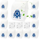 12 Pack Vacuum Cleaner Bags for Miele GN Vacuum Cleaners, Compatible with Miele GN 3D Airclean Efficiency Dust Bags Classic C1 Complete C2 C3, S600, S2000, S5000 and S8000 Series(12 Bags+6 Filters)