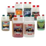 CANNA COCO A & B AND ADDITIVES COMPLETE NUTRIENT PACK