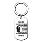 Valentine Gifts Key Chain - to My Love/I Belong to You and You are My Everything/Love Forever (Style A)