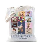 TSOTMO Ellie Carl Gift Movie Merch Gift Ellie Carl Valentine Love Gift Carl And Ellie Adventure Gift Ellie Carl Couple Gift (CARL EAR)