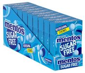 Mentos Sugar Free Peppermint Chews, Breath Freshening Sweets- 10 x 45 g