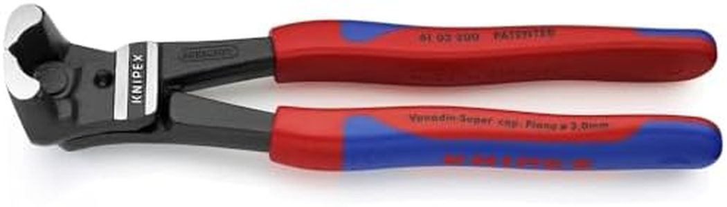 KNIPEX - 62 02 200 Tools - High Leverage Bolt End Cutting Nippers, Multi-Component (6102200)