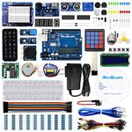 REXQualis Super Starter Kit Based on Arduino UNO R3 with Tutorial and Controller Board Compatible with Arduino IDE