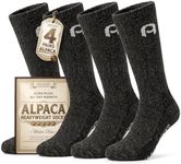 Alpacaparty Alpaca Socks for Men & Women Heavyweight Thermal Boot Socks