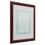 Trademark Fine Art Decisive Elements I Framed Art by Megan Romo, Wood Frame, 16 by 20-Inch