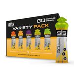 Science In Sport GO Isotonic Energy Gels, Running Gels with 22g Carbohydrates, Low Sugar, Variety Pack of Assorted Flavours, 60ml Per Serving (7 Pack)