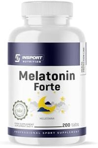 INSPORT Nutrition - Mélatonine Forte - 5mg par comprimé - 1000 Portions (200 Végétalien comprimés) - Somnifère Fortement Dosée - Composition pure