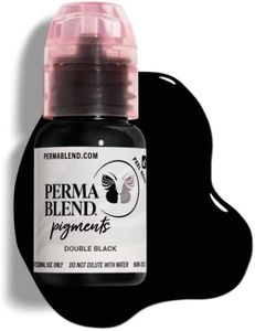 Perma Blend Pigments Professional Color For Permanent Makeup Double Black 15ml, Bottle
