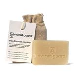 SWEAT GUARD® Natural Antibacterial Soap Bar. Body Wash Soap With Essential Lavender & Tea Tree Oil - Eliminates Sweat & Odour On Hand, Face & Skin. Gentle Cleansing Bar For Hyperhidrosis Treatment.