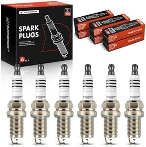 A-premium Iridium Platinum Spark Plugs Compatible with Honda Accord 2003-2007 & Acura MDX 2007-2009, TL 2004-2008, RL 2005-2008, 3.0L 3.2L 3.5L 3.7L, Pack of 6