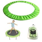 Trampoline Spring Cover 40 Inch Replacement Safety Pad for Mini Trampoline 3 Layer Protect Tear-Resistant Oxford Cloth Anti-Vibration Easy to Install Replacement for Home, Gym (Green)