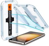 SPIGEN EZ Fit GLAS.tR Slim Screen Protector Designed for Samsung Galaxy S23 (2023) Auto Alignment Kit Premium Tempered Glass [2-Pack] - Clear