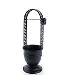 COCOYAYA Crown Large Hookah Charcoal Holder Stand (45cm) Black