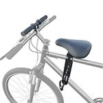 Kids Bike Seat and Handlebar for Adult Mountain Bike Front Mounted Childs Seats for Children 2-5 Years, Compatible with Adult Mountain Bikes Easy to Install Bicycle Seats Attachment