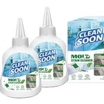 2 pc Household Mould Remover Gel, Front Load Washer Mould Remover, Mould Cleaner for Refrigerator Strips, Bathroom, Grout, Sink, Kitchen, Shower (green)