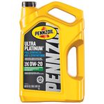 Pennzoil Ultra Platinum Full Synthetic 0W-20 Motor Oil (5L, Single Pack)